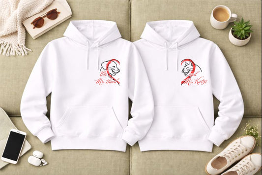 Wie Mr. Hund und Ms. Katze - Kuschel Hoodie Bündel