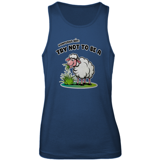 Unisex Premium Tank Top - Try not to be a sheep