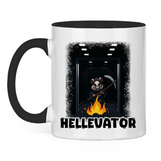 Tasse zweifarbig - Hellevator