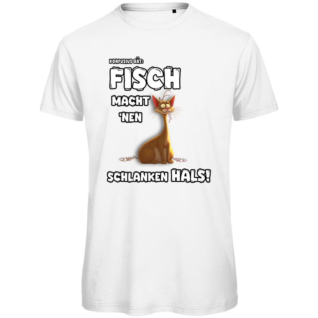 Unisex Premium T-Shirt - Fisch macht 'nen schlanken Hals