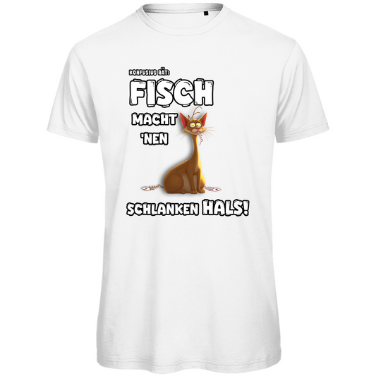 Unisex Premium T-Shirt - Fisch macht 'nen schlanken Hals