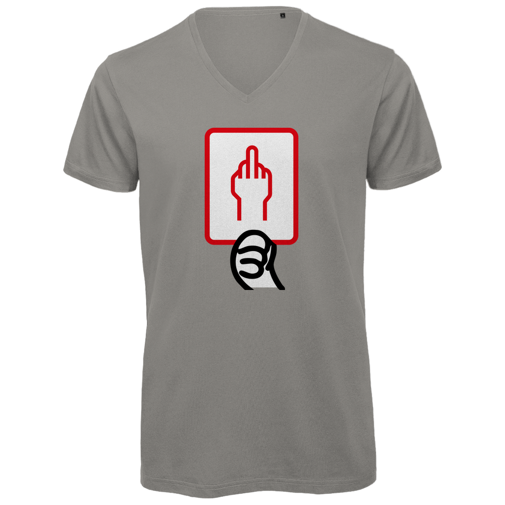 Unisex Premium V-Neck T-Shirt - Rote Karte