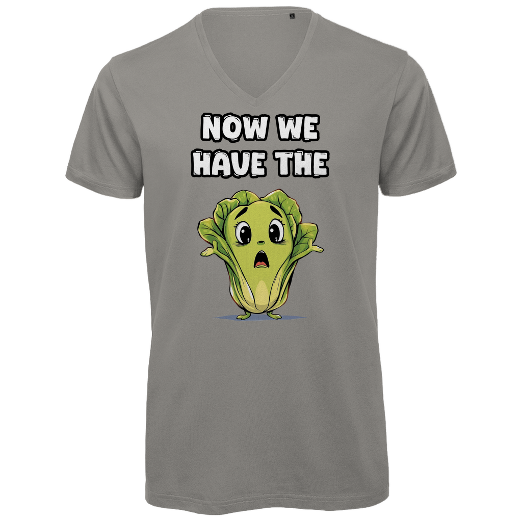 Unisex Premium V-Neck T-Shirt - Now we have the salad