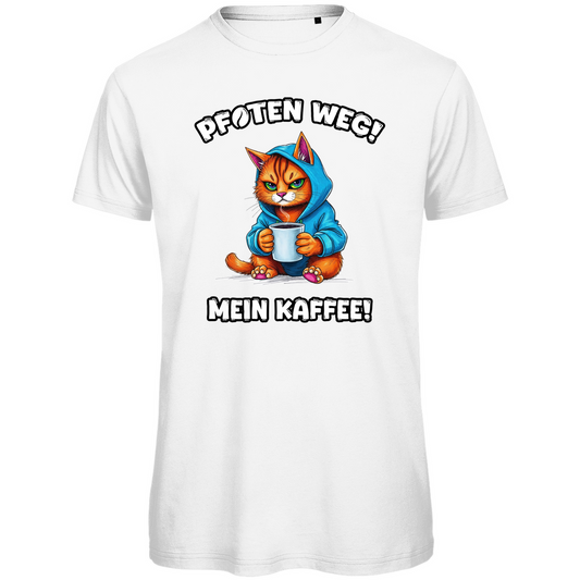 Unisex Premium T-Shirt - Pfoten weg! Mein Kaffee!