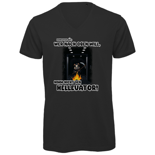 Unisex Premium V-Neck T-Shirt - Nimm nicht den Hellevator