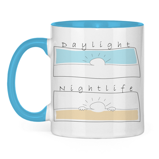 Tasse zweifarbig - Daylight - Nightlife