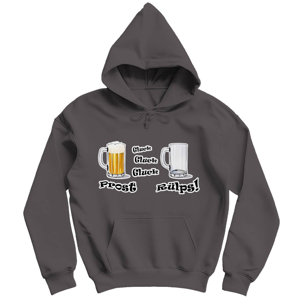 Unisex Hoodie - Prost - Gluck, Gluck, Gluck - Rülps