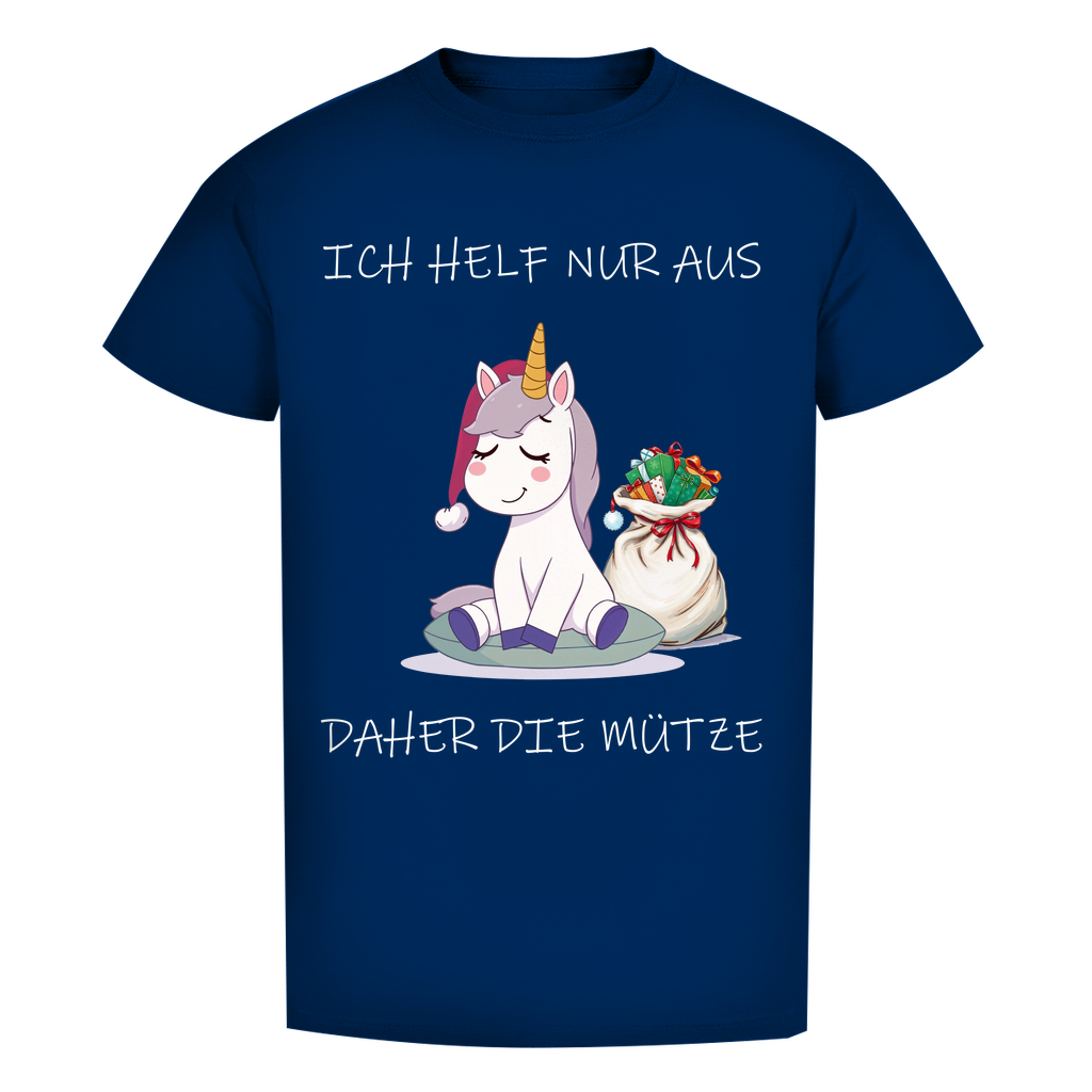 Unisex Premium T-Shirt - Ich helf nur aus - daher die Mütze