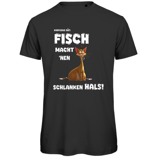 Unisex Premium T-Shirt - Fisch macht 'nen schlanken Hals