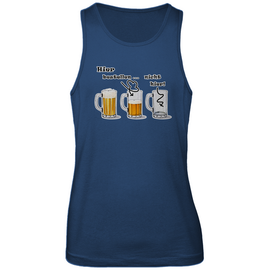 Unisex Premium Tank Top - Bier-Bestell-Anzeiger