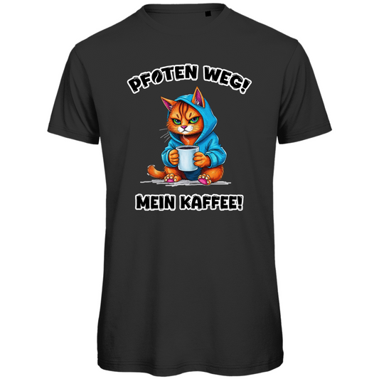 Unisex Premium T-Shirt - Pfoten weg! Mein Kaffee!