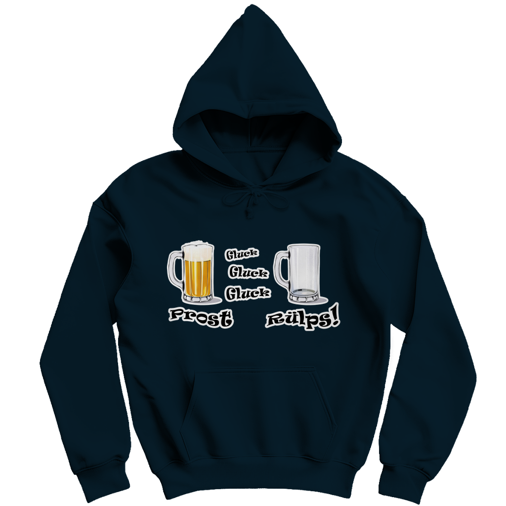 Unisex Hoodie - Prost - Gluck, Gluck, Gluck - Rülps