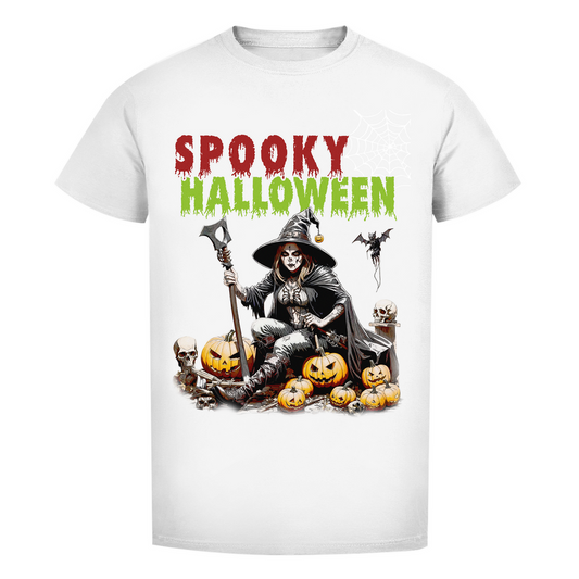 Herren Premium Bio T-Shirt Spooky Halloween - Bewitched