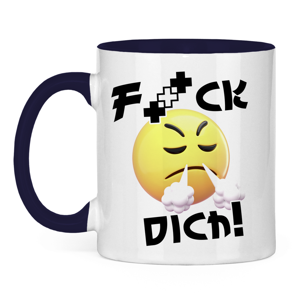 Tasse zweifarbig - F*ck dich