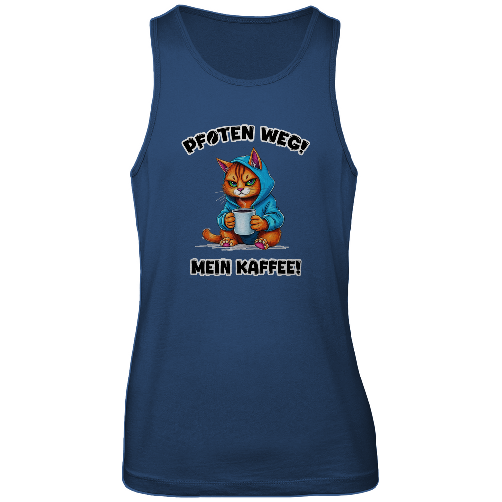 Unisex Premium Tank Top - Pfoten weg! Mein Kaffee!