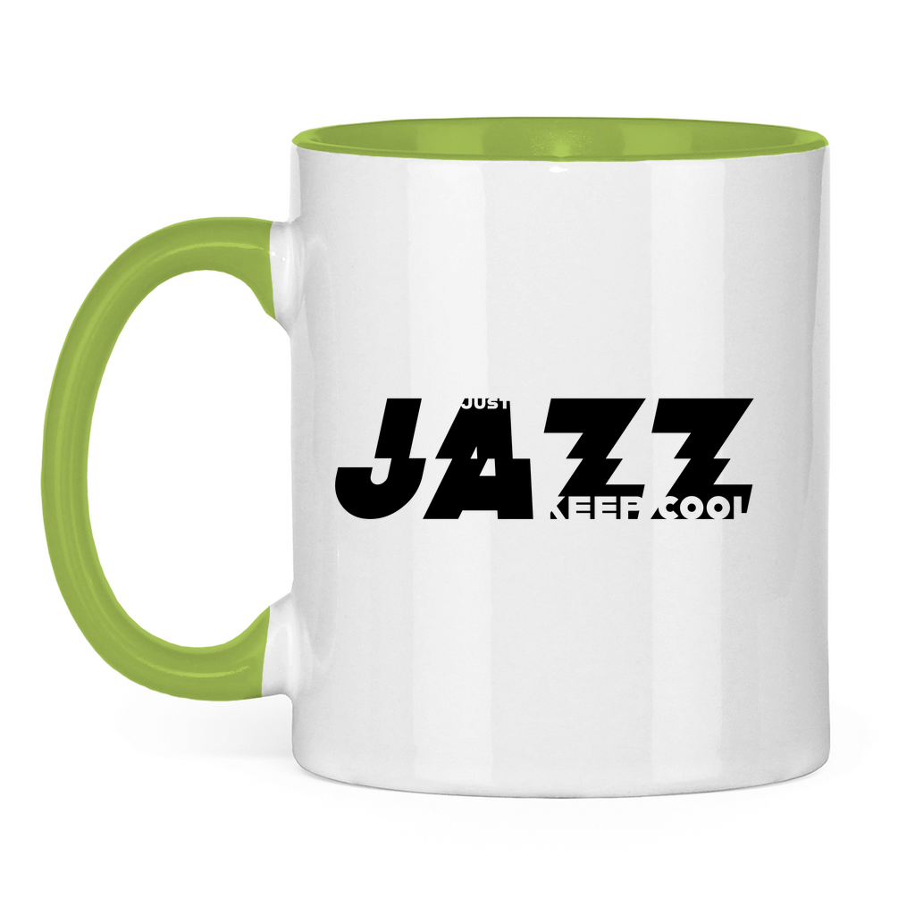Tasse zweifarbig - Keep cool - Just Jazz