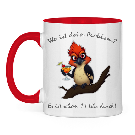 Tasse zweifarbig - Wo ist dein Problemn?
