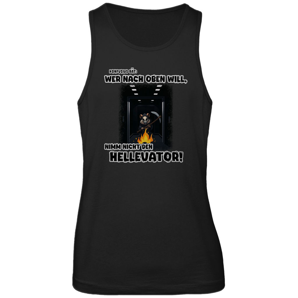 Unisex Premium Tank Top - Nimm nicht den Hellevator
