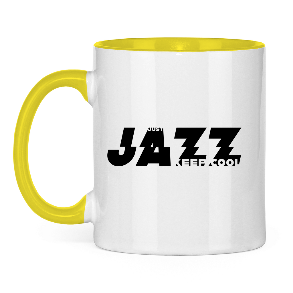 Tasse zweifarbig - Keep cool - Just Jazz