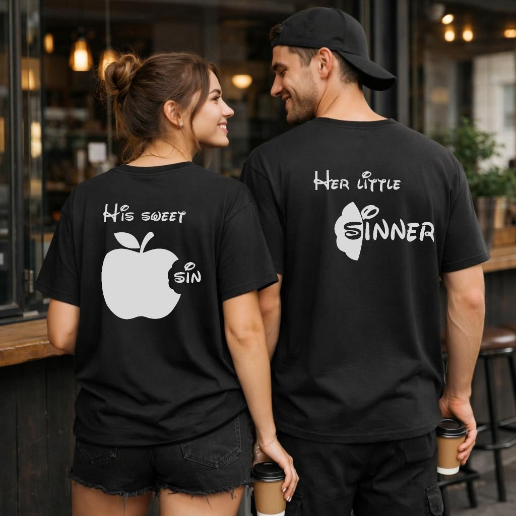 Little sinner/Sweet sin - Kuschel T-Shirt Bündel