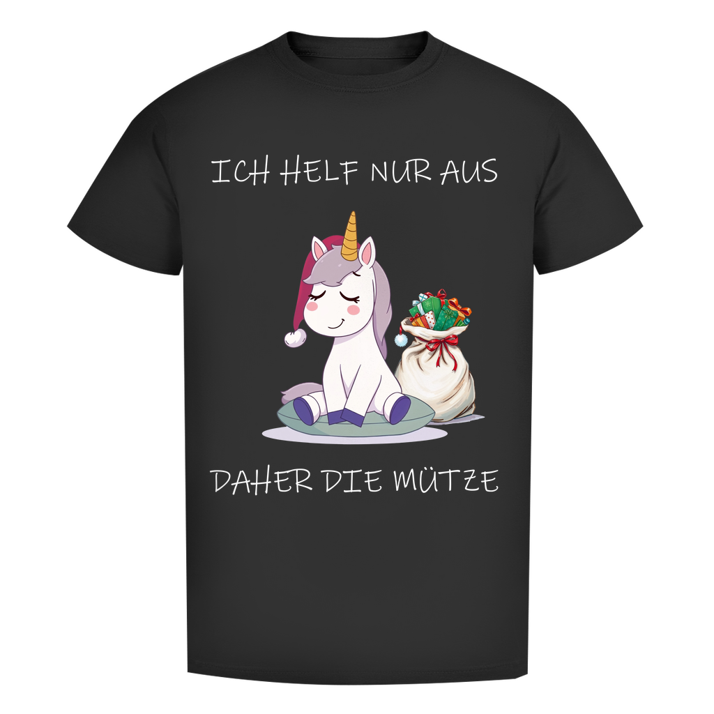 Unisex Premium T-Shirt - Ich helf nur aus - daher die Mütze