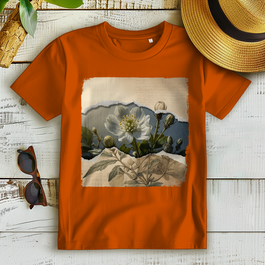Damen Premium T-Shirt - Voynich Blume