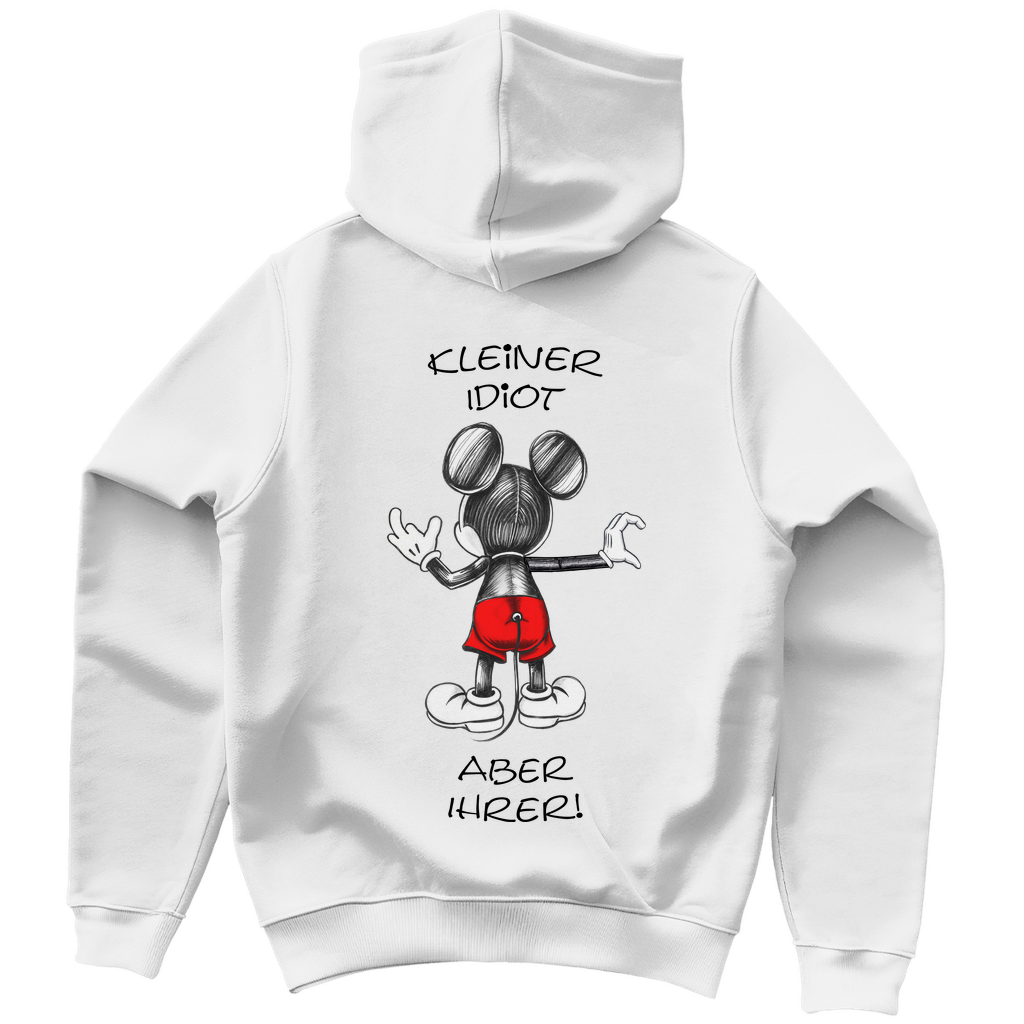 Herren Hoodie (Linksgänger) - Kleiner Idiot - aber ihrer!