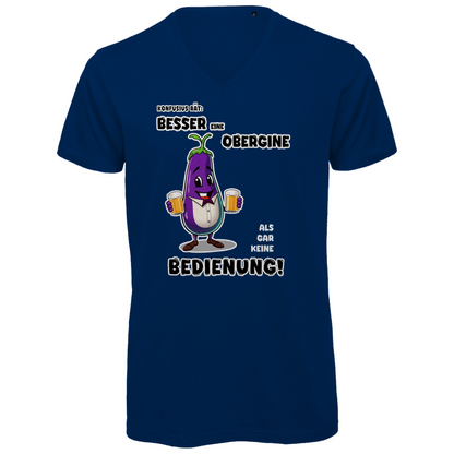 Unisex Premium V-Neck T-Shirt - Besser eine Obergine ...