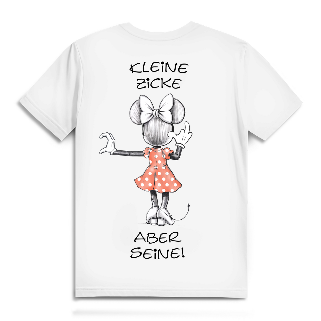 Damen Premium T-Shirt(Rechtsgängerin) - Kleine Zicke - aber seine!