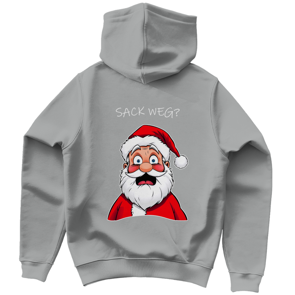 Unisex Hoodie - Sack weg? - Da issa wieder! (zweiseitig, dunkel)