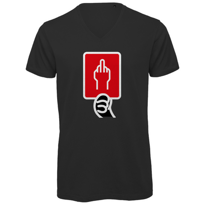 Unisex Premium V-Neck T-Shirt - Rote Karte