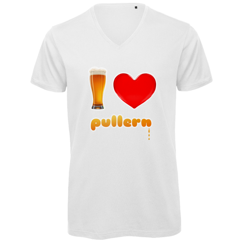 Unisex Premium V-Neck T-Shirt  - I love pullern