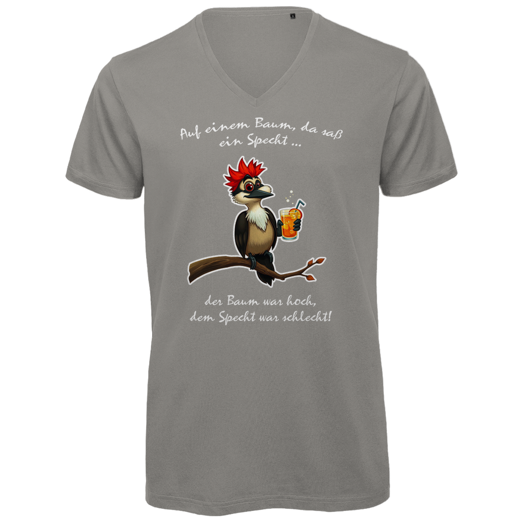 Unisex V-Neck T-Shirt-  Auf einem Baum ...