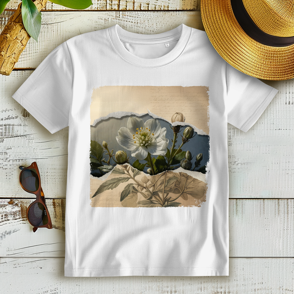 Damen Premium T-Shirt - Voynich Blume