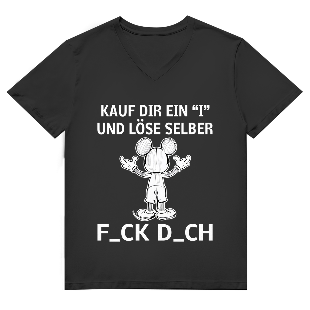 Unisex Premium V-Neck T-Shirt - Kauf Dir ein I und löse selber