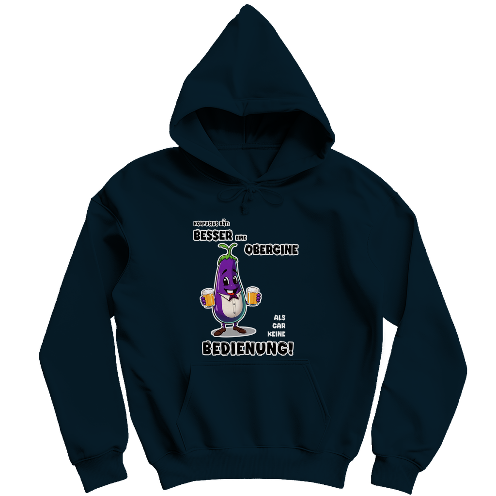 Unisex Hoodie - Besser eine Obergine ...