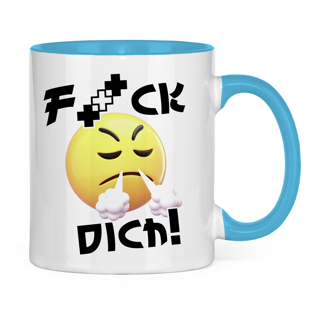 Tasse zweifarbig - F*ck dich