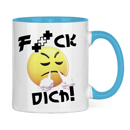 Tasse zweifarbig - F*ck dich