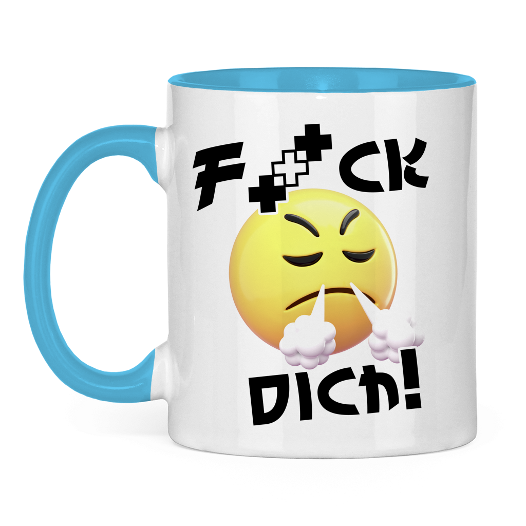 Tasse zweifarbig - F*ck dich