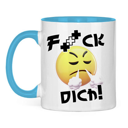 Tasse zweifarbig - F*ck dich