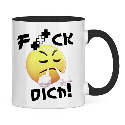 Tasse zweifarbig - F*ck dich