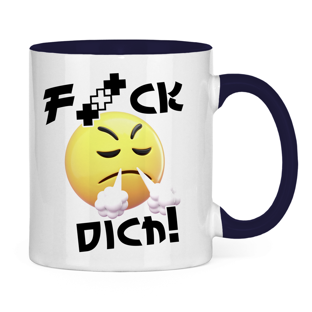 Tasse zweifarbig - F*ck dich