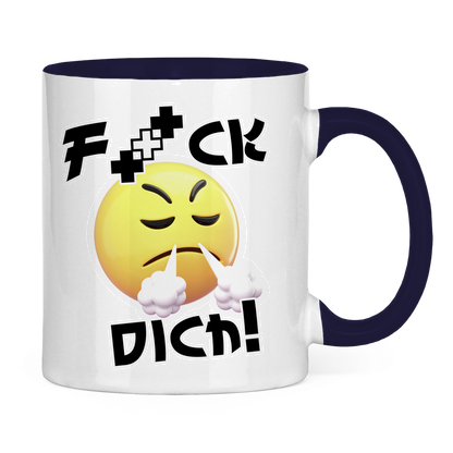 Tasse zweifarbig - F*ck dich