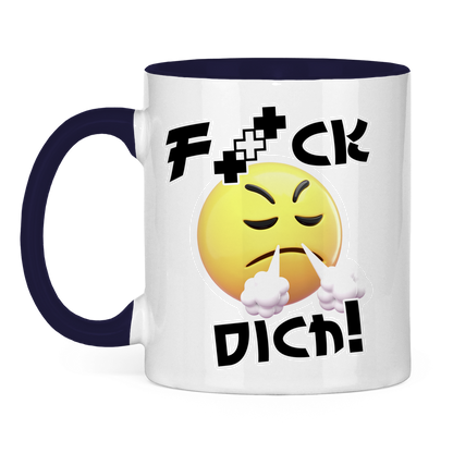 Tasse zweifarbig - F*ck dich