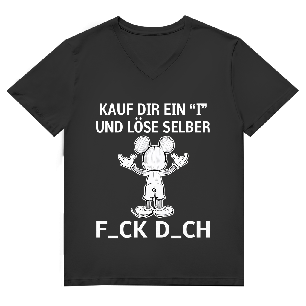 Unisex Premium V-Neck T-Shirt - Kauf Dir ein I und löse selber