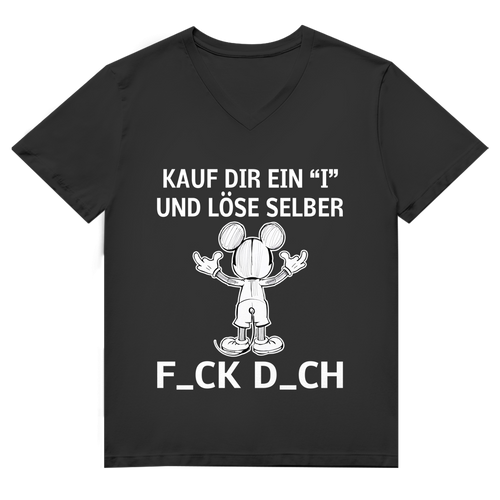 Unisex Premium V-Neck T-Shirt - Kauf Dir ein I und löse selber