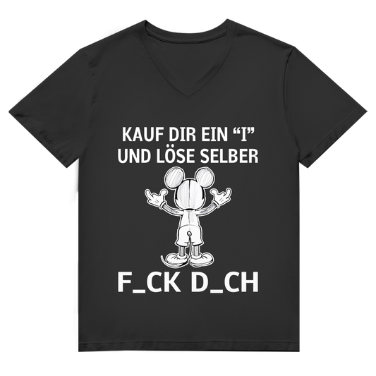 Unisex Premium V-Neck T-Shirt - Kauf Dir ein I und löse selber