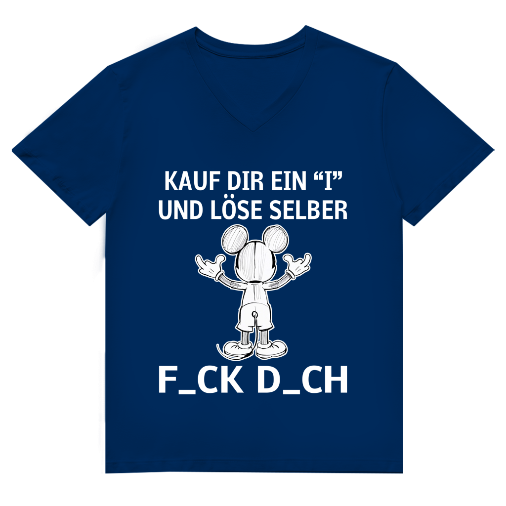 Unisex Premium V-Neck T-Shirt - Kauf Dir ein I und löse selber