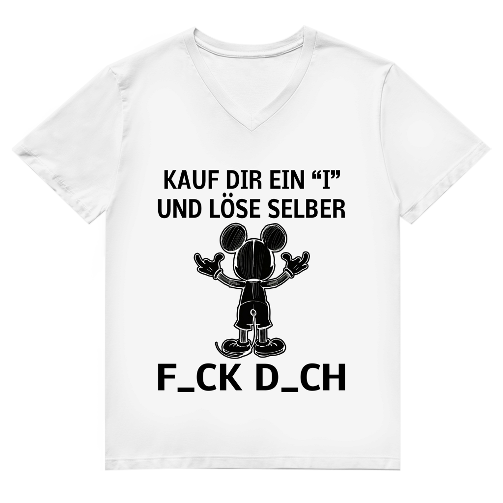 Unisex Premium V-Neck T-Shirt - Kauf Dir ein I und löse selber