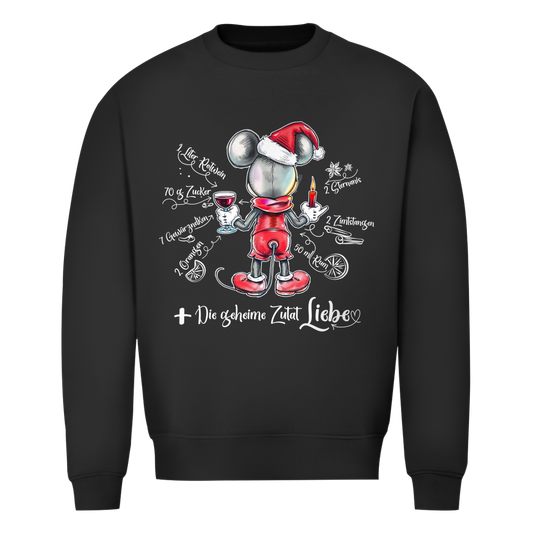 Unisex Sweatshirt - Mäuserich-Glühwein-Rezept (Frontdruck)